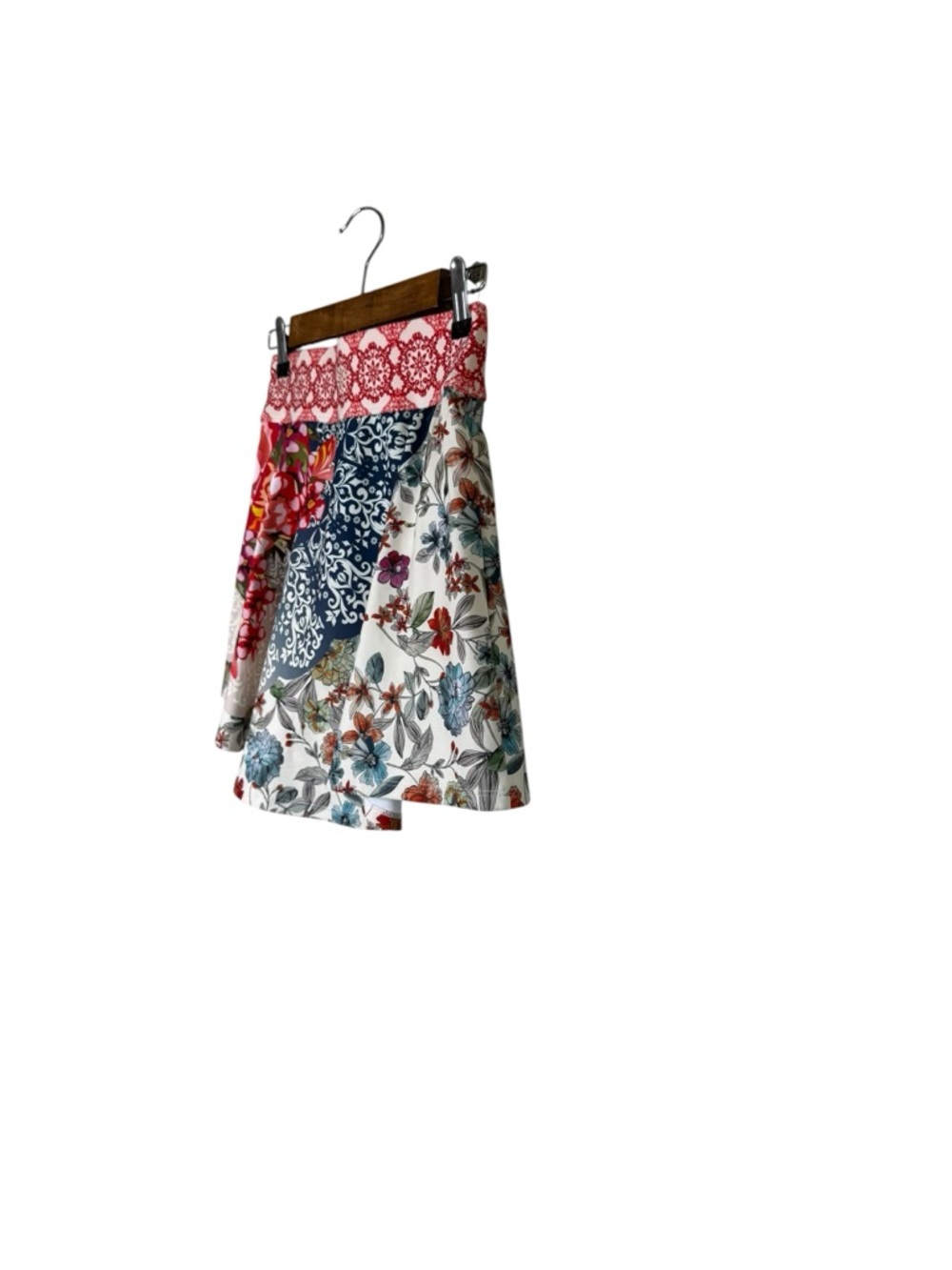 Johnny Was Tango Pleated Tennis Skirt Circle Geometric Floral India Activewear - Picture 5 of 7